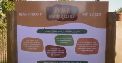 Praça Iria Scheer em Colinas (RS)