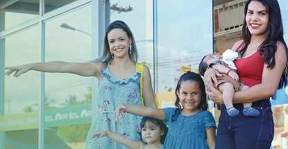 Pontos de ônibus e primeira infância